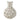 15" x 11" Cut-Out Flower Metal Vase - Ivory