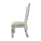 Vendom - Side Chair (Set of 2) - PU & Antique Pearl Finish - 48"