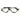 Giovanni Engineered Stone Decor Glasses - Black / White