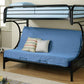 Montgomery - Metal Twin Over Futon Bunk Bed - Black