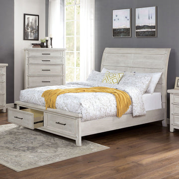 Shawnette - California King Bed - Antique White