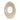 Ceramic Scratched Hollow Accent 16" - Champagne