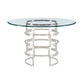 Diaz Morgan - Round Glass Dining Table Set