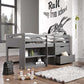 Fabiana - Twin Loft Bed - Gray Finish