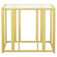 Adri - Rectangular Glass Top Side End Table