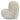 11" Scratched Heart Deco - Champagne