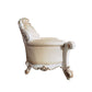 Vendom - Loveseat - Champagne PU & Antique Pearl Finsih