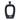 Ceramic Vase With Cutout 14" - Navy Blue