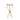 Metal / Marble Hourglass Shaped Legs Table - Gold