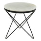 Haley - Side Table Black Base - Black