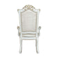 Vendom - Dining Chair (Set of 2) - PU & Antique Pearl Finish