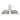 5" Lips Marble Bookends (Set of 2) - Gray