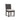 Montecito - Armless Dining Chair, With Self Welt - Canvas Flax / Dark Brown