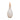 16" Meira Leaf Topper Bottle - Ivory / Beige