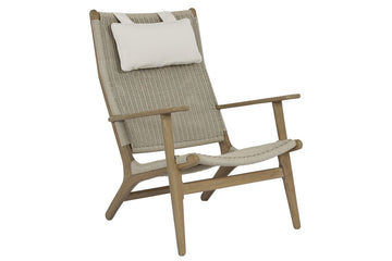 Coastal Teak - Cushionless Highback Chair - Teak