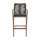 Brielle - Outdoor Rope Counter And Bar Height Stool