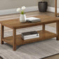 Payne - Wood Coffee Table with Shelf