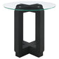 Acklin - Round Clear Glass Top Table