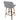Tintori - Counter Stool (Set of 2) - Walnut And Gray Fabric