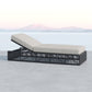 Milano - Adjustable Chaise, With Self Welt - Echo Ash / Dark Gray