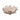 Padma Artisan Blown Glass Bowl 15" - Light Brown