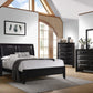 Briana - 8-Drawer Dresser With Mirror - Black