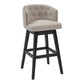 Celine - Swivel Wood Bar Stool