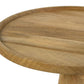 Ixia - Round Solid Mango Wood Accent Side Table