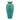 Metal Posy Vase 12" - Green