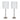 Crystal 24" Table Lamp (Set of 2) - Silver