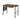 Endang - Writing Desk - Weathered Oak & Black