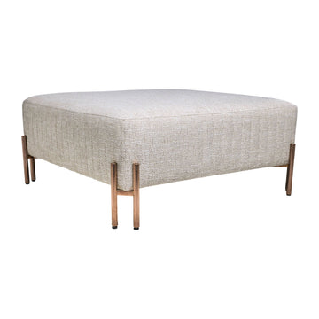 Square Ottoman 39 x 39" - Ivory