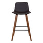 Maddie - 26" Contemporary Barstool - Walnut / Brown