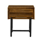 Cusco - Rustic Single Drawer Night Stand - Antique Acacia