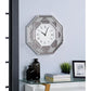 Maita - Wall Clock - Mirrored & Faux Gems