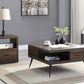 Harel - Coffee Table - Walnut Finish - 17"