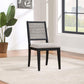 Elodie - Wood Dining Side Chair (Set of 2) - Gray And Black