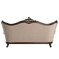 Ragnar - Sofa - Light Brown Linen & Cherry Finish