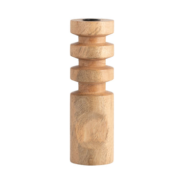 Stacked Taper Candleholder - Natural