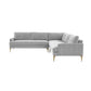 Serena - Velvet L-Sectional