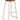 Bree - Barstool (Set of 2) - Burgundy & Gold