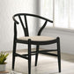 Dinah - Wood Wishbone Dining Side Chair (Set of 2) - Black