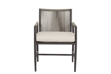 Pietra - Dining Chair, No Welt - Echo Ash / Dark Gray