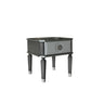 House - Beatrice End Table - Charcoal & Light Gray Finish