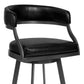 Saturn - Swivel Bar Stool - Mineral Legs