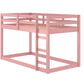 Gaston II - Twin Loft Bed - Pink Finish