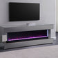 Vallerie - TV Stand With Visual Flame Box