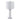 27" Ceramic Table Lamp - White