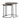 Rina - 2 Piece Nesting End Table Set - Concrete / Black