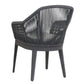 Milano - Dining Chair, With Self Welt - Echo Ash / Dark Gray